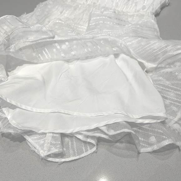 SELFIE LESLIE, crisp white, party dress, XS - Picture 3 of 7